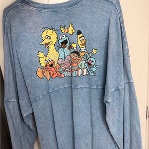 Blue Sesame Street Graphic Sweatshirt